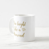 Mug Briller brillamment comme un diamant bijouterie (Devant gauche)