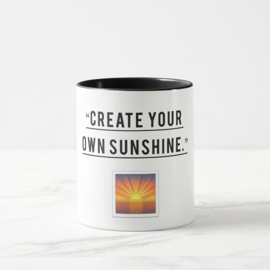Mug Briller - Créez votre propre soleil (Centre)