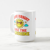 Mug Brillez comme le soleil – Motivationnel (Devant gauche)