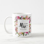 Mug Brilliant Bloom MARIAGE LE futur MRS Typographie (Gauche)