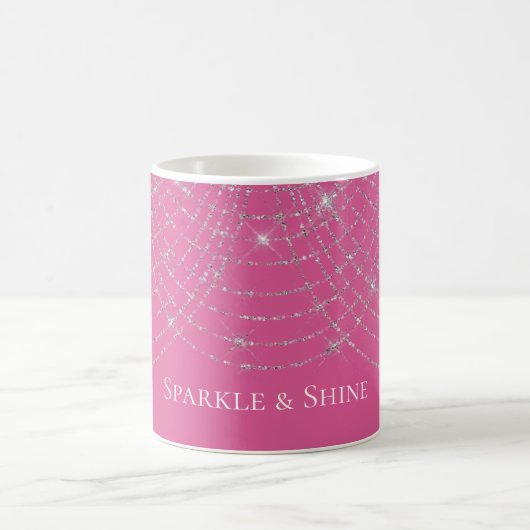 Mug Brins scintillants rose argenté (Centre)