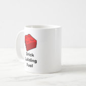 Mug Brique Construire la boue à combustible (Devant gauche)