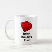 Mug Brique Construire la boue à combustible (Gauche)