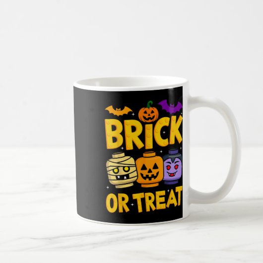 Mug Brique Ou Traiter Halloween Master Builder Blocks (Droite)