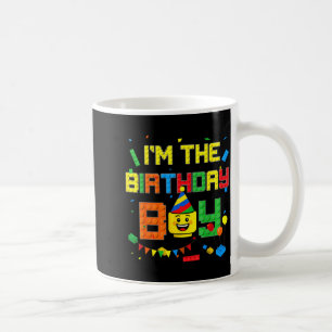 Mug Briques de construction Je suis le garçon d'annive