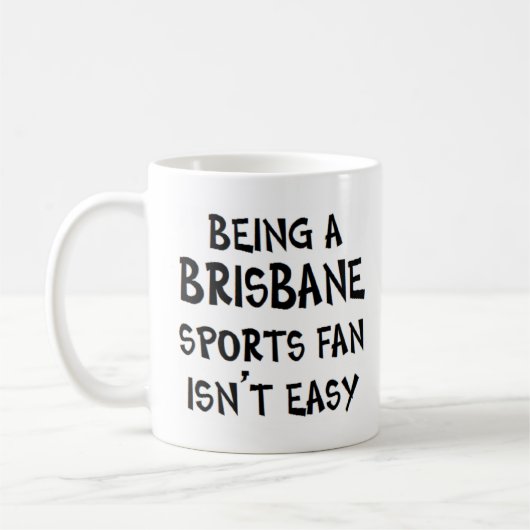 Mug brisbane sports fan, being (Gauche)