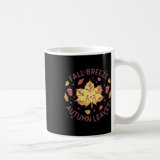 Mug Brise automnale Feuilles d'automne Feuille d'érabl (Droite)