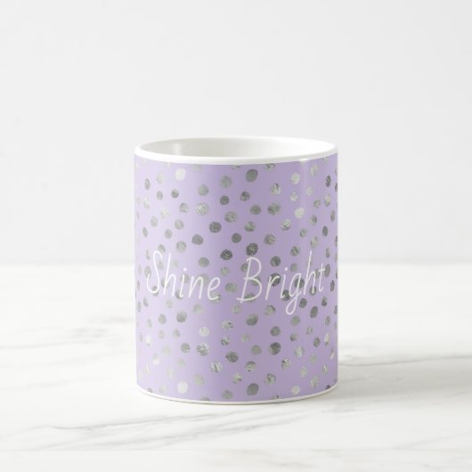 Mug Brise de Lavande Points Argentés (Centre)