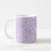 Mug Brise de Lavande Points Argentés (Gauche)