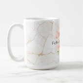 Mug Brise d'été Rouge pêche Hibiscus (Gauche)