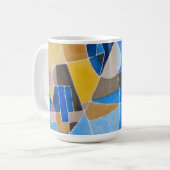 Mug Brise géométrique calme (Devant gauche)