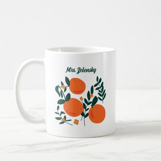 Mug Brise Orange Élégante (Gauche)