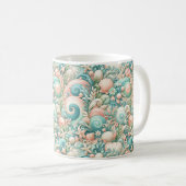 Mug Brise Whimsical Ocean : Les perles de mer Pastel à (Devant droit)