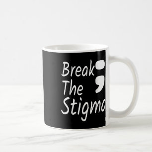 Mug Briser La Stigma Semicolon Prévention Suicide Awar