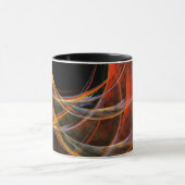 Mug Briser le Cercle Vortex de Feu Art Abstrait (Centre)