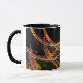 Mug Briser le Cercle Vortex de Feu Art Abstrait (Gauche)
