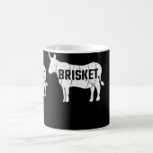 Mug Brisket Barbecue Boeuf Grilling Pitmaster Cadeau (Centre)