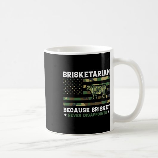 Mug Brisketarian parce que Brisket ne déçoit jamais Sh (Droite)