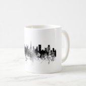 Mug Bristol Angleterre Skyline Noir Blanc (Devant droit)