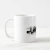 Mug Bristol Angleterre Skyline Noir Blanc (Gauche)