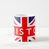 Mug Bristol : Drapeau britannique (Centre)