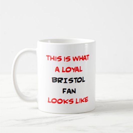 Mug bristol fan, loyal (Gauche)