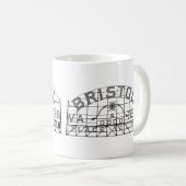 Mug Bristol Slogan Signal double image (Devant droit)