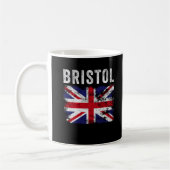 Mug Bristol UK Drapeau British Souvenir Cool (Gauche)