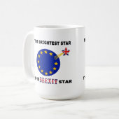 Mug Britain The Brexit Star British Flag (Devant gauche)