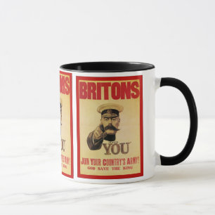 Mug Britanniques : Joignez l'armée de votre pays !
