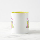 Mug British Battenberg Marzipan Sponge Cake UK Food (Centre)