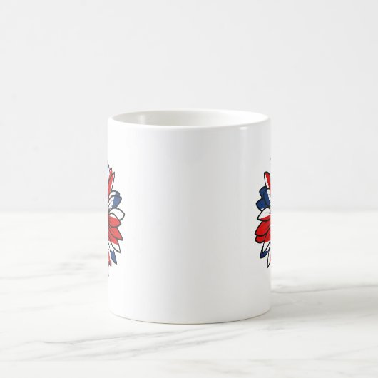 Mug British Flag Sunflower Design (Centre)
