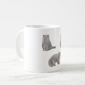Mug British shorthair cat Magic (Devant gauche)