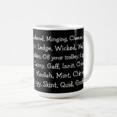 Mug British Slang (Devant droit)