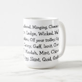 Mug British Slang (Devant droit)
