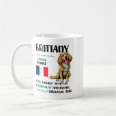 Mug Brittany Origin Funny Brittany Dog Lover  (Gauche)