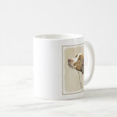 Mug Brittany Peinture - Cute Original Chien Art (Devant droit)