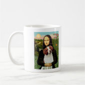 Mug Brittany Spaniel 3 - Mona Lisa (Gauche)