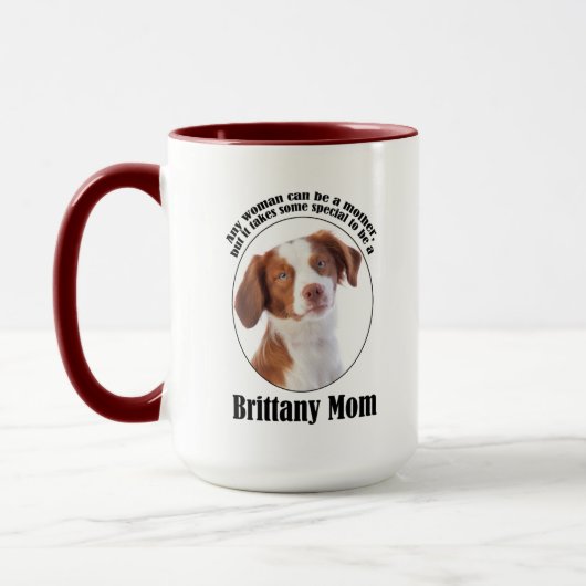 Mug Brittany Spaniel Maman (Gauche)