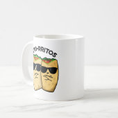 Mug Bro-rritos Blague de burrito drôle (Devant gauche)