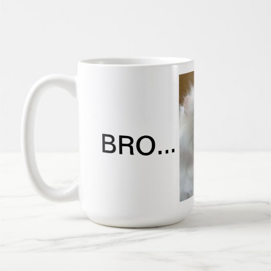 Mug Bro...Tasse à café WTF (Chat persan) (Gauche)
