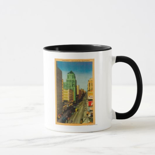 Mug Broadway Street à Los Angeles, CA (Droite)