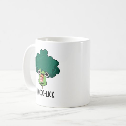 Mug Brocco lick Funny Veggie Broccoli Pun (Devant gauche)