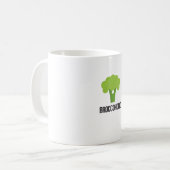 Mug Broccoholic - incontournable pour le végétalien et (Devant gauche)