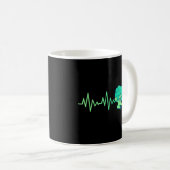 Mug Broccoli Heartbeat Garden Gardener Jardinage Veget (Devant droit)