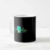 Mug Broccoli Heartbeat Garden Gardener Jardinage Veget (Devant gauche)