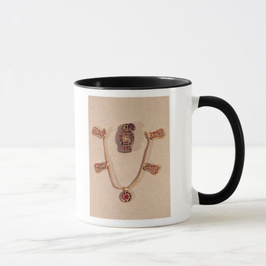 Mug broche Eagle-formée et un collier (Droite)