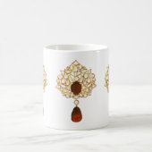 Mug Broche Kundan & ruby (Centre)