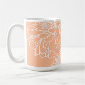 Mug Brochure florale minimaliste fuzz (Gauche)