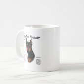 Mug Brochure miniature (noir/rouille) (Devant gauche)